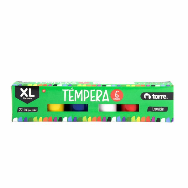 Témperas Xl 6 Colores - Imagen 2