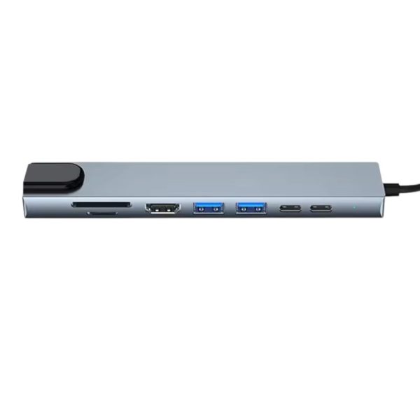 Adaptador USB 8 en 1 tipo C