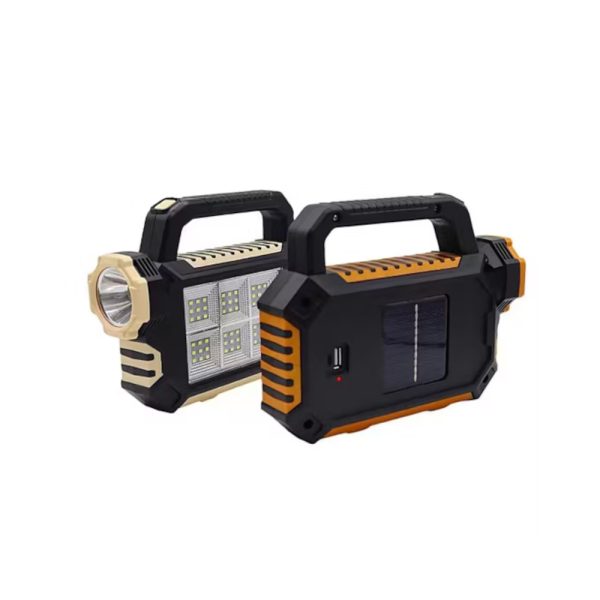 Linterna solar powerbank recargable