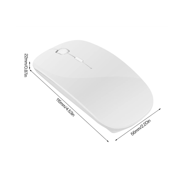 Mouse Optico Inalambrico Slim