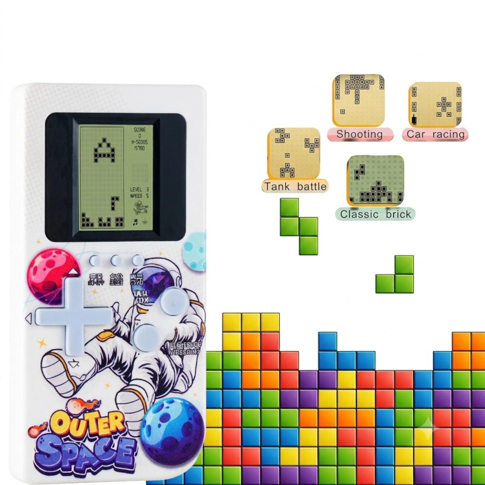 Consola de Juegos Retro Portátil Tetris