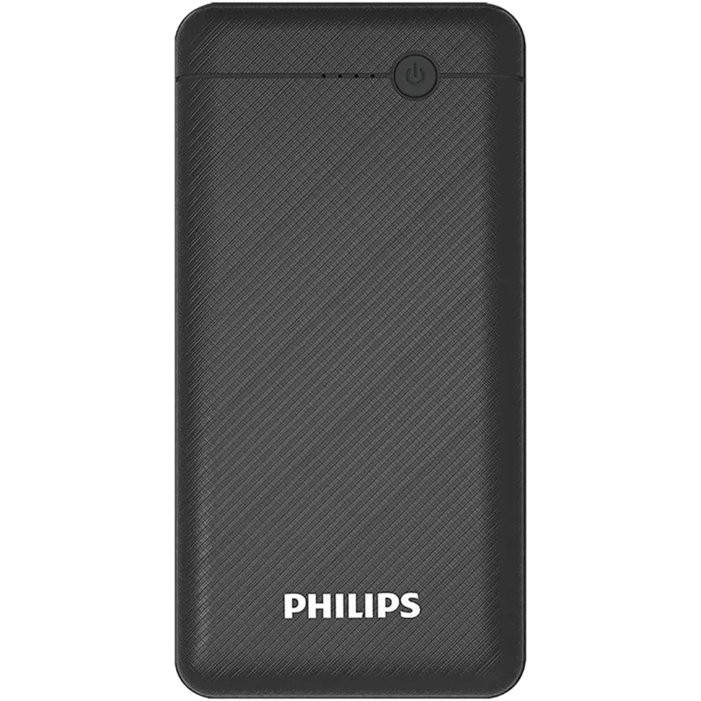 Batería portátil Philips 10000mAh modelo DLP1710CB con doble puerto USB y tecnología Li-Po