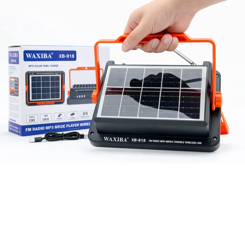 Radio Portátil FM con Linterna LED Recargable XB-918 - Vinant.cl